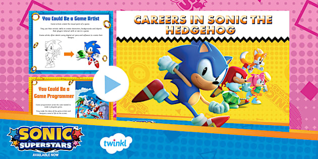 FREE! - Sonic: Careers in Sonic-Twink-KS2-Sonic - Twinkl