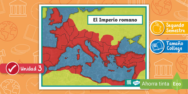 Mapa: El Imperio romano