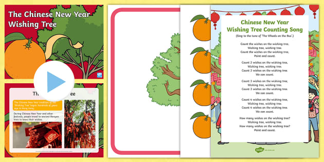 Dragons in the City Wishing Tree Counting an Irregular Arrangement Resource