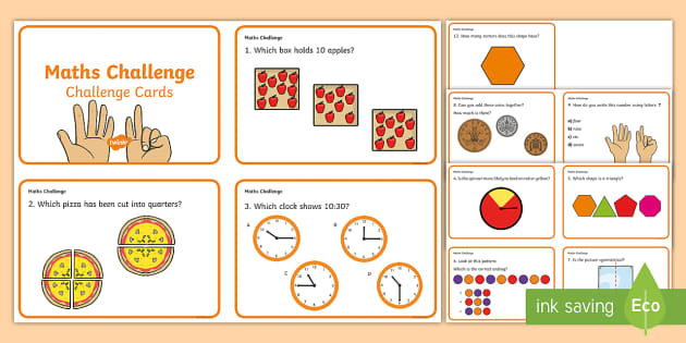 Year 1 Challenge Cards | Maths Problems