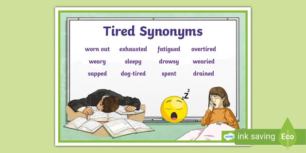 tired-synonyms-word-mat-hecho-por-educadores-twinkl