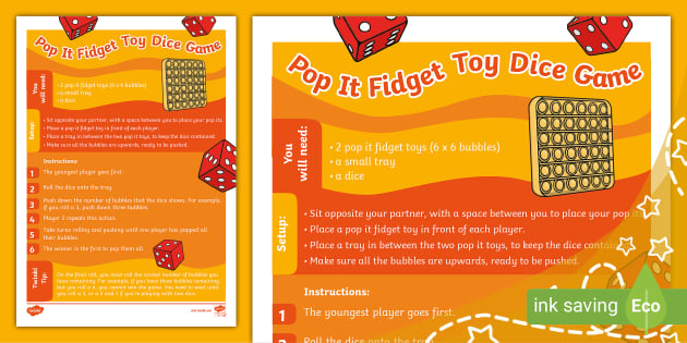 Pop It Game Rules– Pop Its Toys