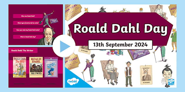 Roald Dahl Day PowerPoint - English Resources - Twinkl