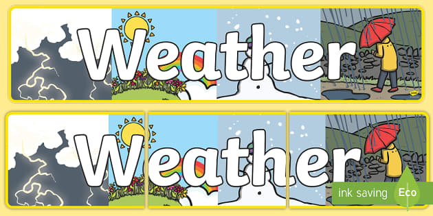 Weather Display Banner Weather Display Banner