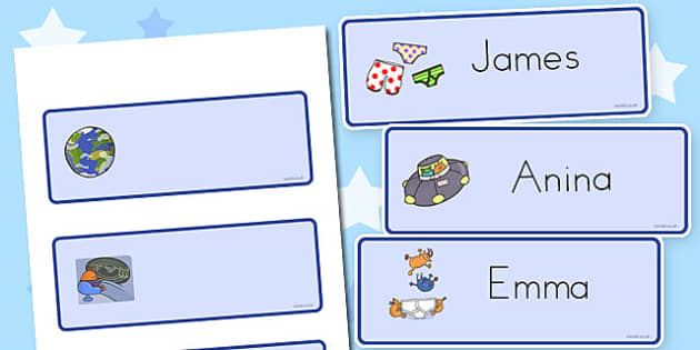 FREE! - Editable Drawer, Peg, Name Labels to Support Teaching on Aliens ...