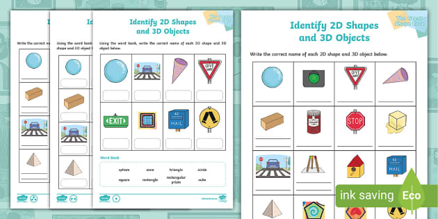Geometric Shapes: Amazing List of 2D & 3D Shapes in English • 7ESL