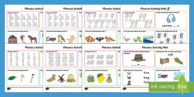 ss phonics worksheets and games - Galactic Phonics