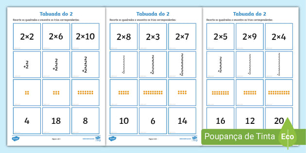 10 ideias de Tabuada  tabuada, matemática, multiplicação