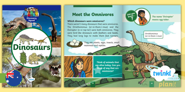 Year 1 Non-Fiction Dinosaurs: eBook (teacher made) - Twinkl