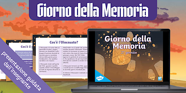 Giornata della Memoria spiegata ai bambini - Twinkl