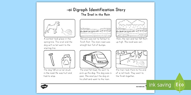 -ai Digraph Identification Story (teacher made) - Twinkl