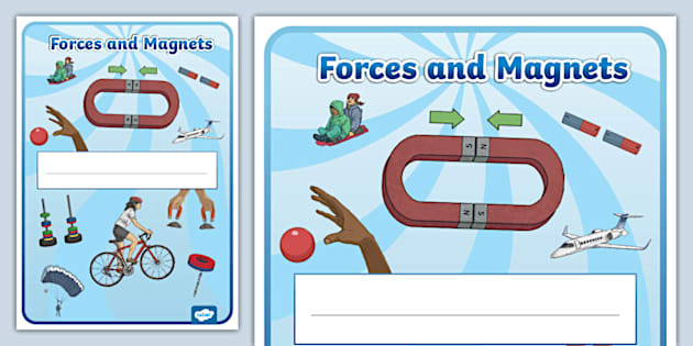 Forces and Magnets Book Cover (teacher made) - Twinkl