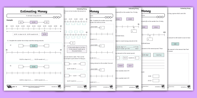 comparing and ordering money worksheets primary resources