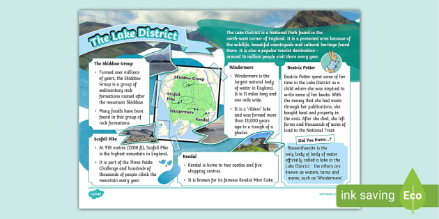 tourism in the lake district ks2