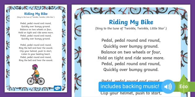 Teaching a Child How to Ride a Bike - T T 2545497 RiDing My Bike Song Ver 3
