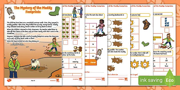 👉 Y2 Mystery of the Left Lunch Box Maths Mystery Game