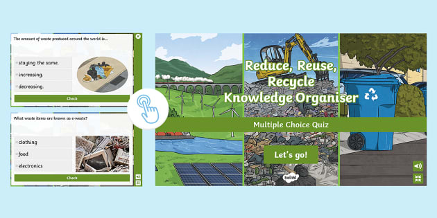 Reduce, Reuse, Recycle | Energy Saving Quiz | Twinkl | KS2