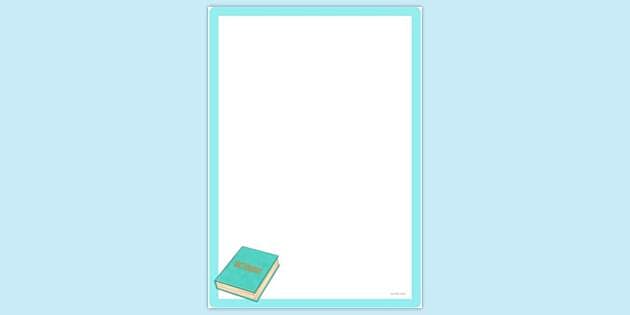 FREE! - Dictionary Book Page Border | Page Borders | Twinkl