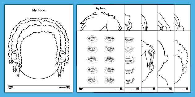 Blank Face Template | Coloring Worksheets | Twinkl - Twinkl