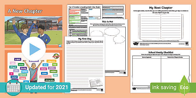 Year 6 Secondary School Transition New Chapter Lesson Pack