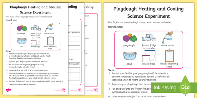 Play doh sale experiment