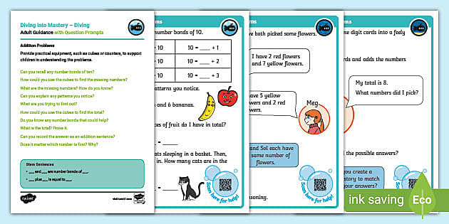 Year Diving Into Mastery Step Addition Problems