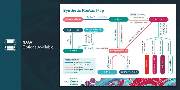 Synthetic Routes Poster (teacher made) - Twinkl