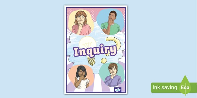 New Inquiry Display Poster Hecho Por Educadores