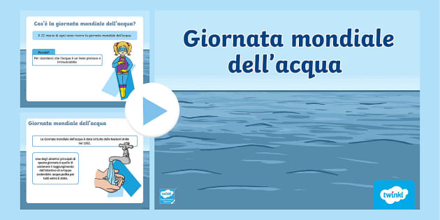 Giornata Mondiale dell'Acqua: Disegni da Colorare