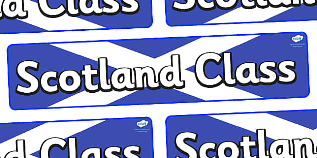 Scotland Themed Classroom Display Banner Lehrer Gemacht 0021