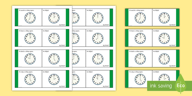 24-Hour Times Loop Cards Activity (teacher made) - Twinkl