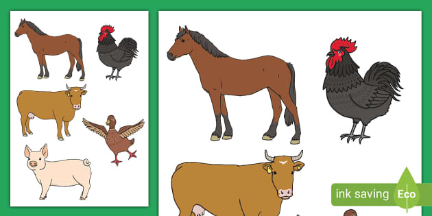 clip art farm animals