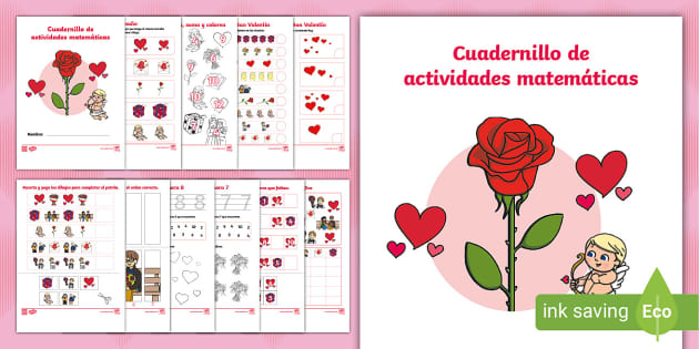 Cuadernillo: Actividades matemáticas Día de San Valentín