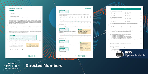 👉 Directed Numbers Revision | KS3 Number | Beyond