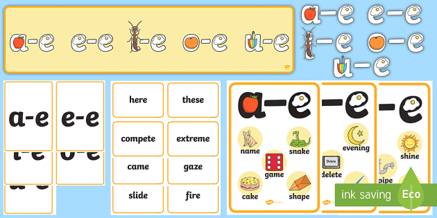 Teaching resource Literacy KS1 Details about   Phase 5 Roll and Read Split Digraphs Phonics 