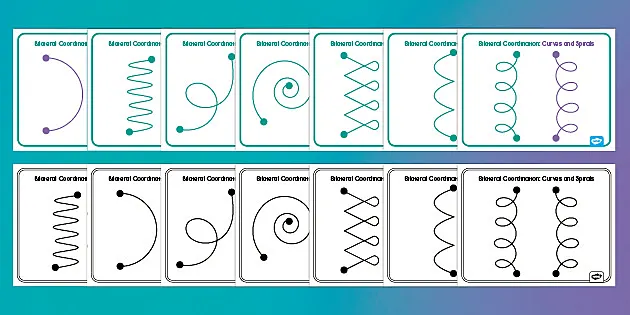 bilateral coordination activity mats curves and spirals