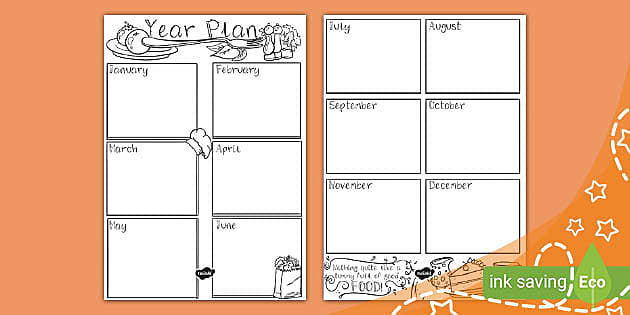 Printable Bullet Journal Template - NZ Primary Resources