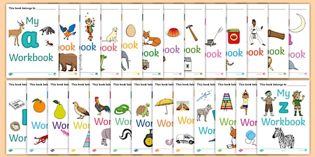 My Letter Workbooks Resource Pack (professor Feito) - Twinkl