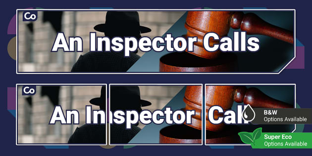 An Inspector Calls Display Banner (teacher Made) - Twinkl