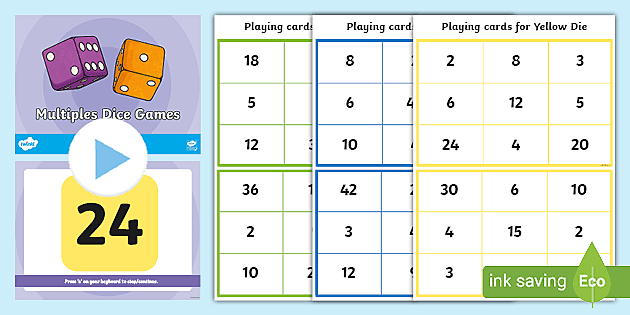 Rolling 2 Dice Number Generator PowerPoint (teacher made)