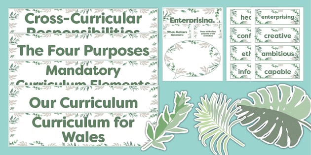 Botanical Themed Classroom Display Pack - CfW (teacher made)