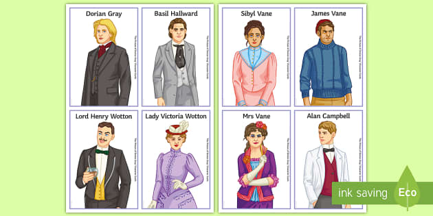 'The Picture of Dorian Gray' Character Cards Pack