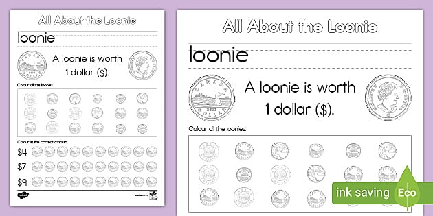 Learning Resources® Canadian Loonies - Play Money, 50/pkg(L0411-00)