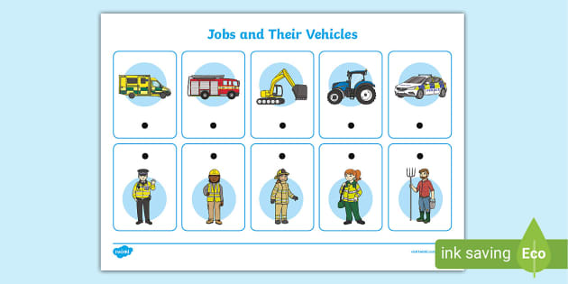 Jobs And Their Vehicles Matching Activity Professor Feito