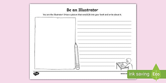 Be An Illustrator Comprehension Worksheet