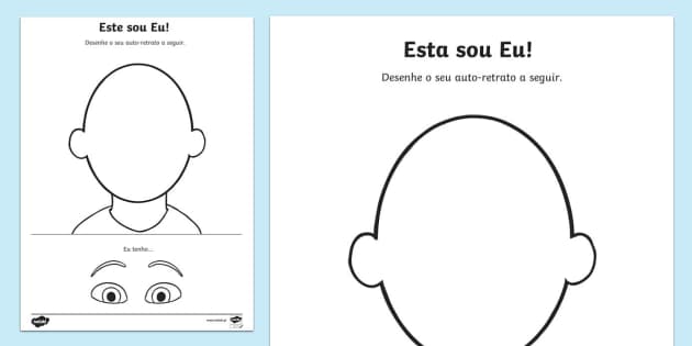 Eu sou assim - Desenho e Pintura - Atividade Educativa para Creche (0 a 3  anos)