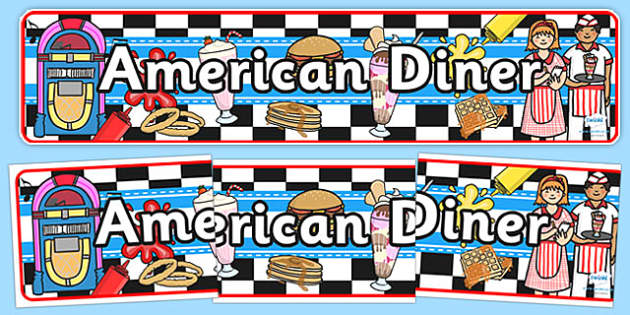 American Diner Role Play Banner-american diner, role play banner, diner ...