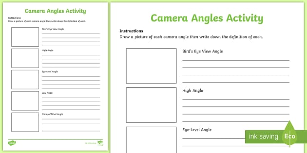 Types D'angles Storyboard by fr-examples
