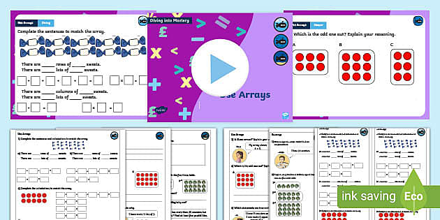 year-3-diving-into-mastery-step-2-use-arrays-twinkl