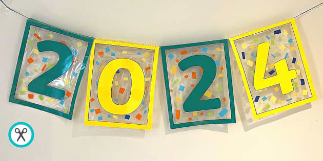 2024 New Year Bunting New Year Crafts Teacher Made   T Tc 1669968609 2024 New Year Bunting New Year Crafts Ver 2 